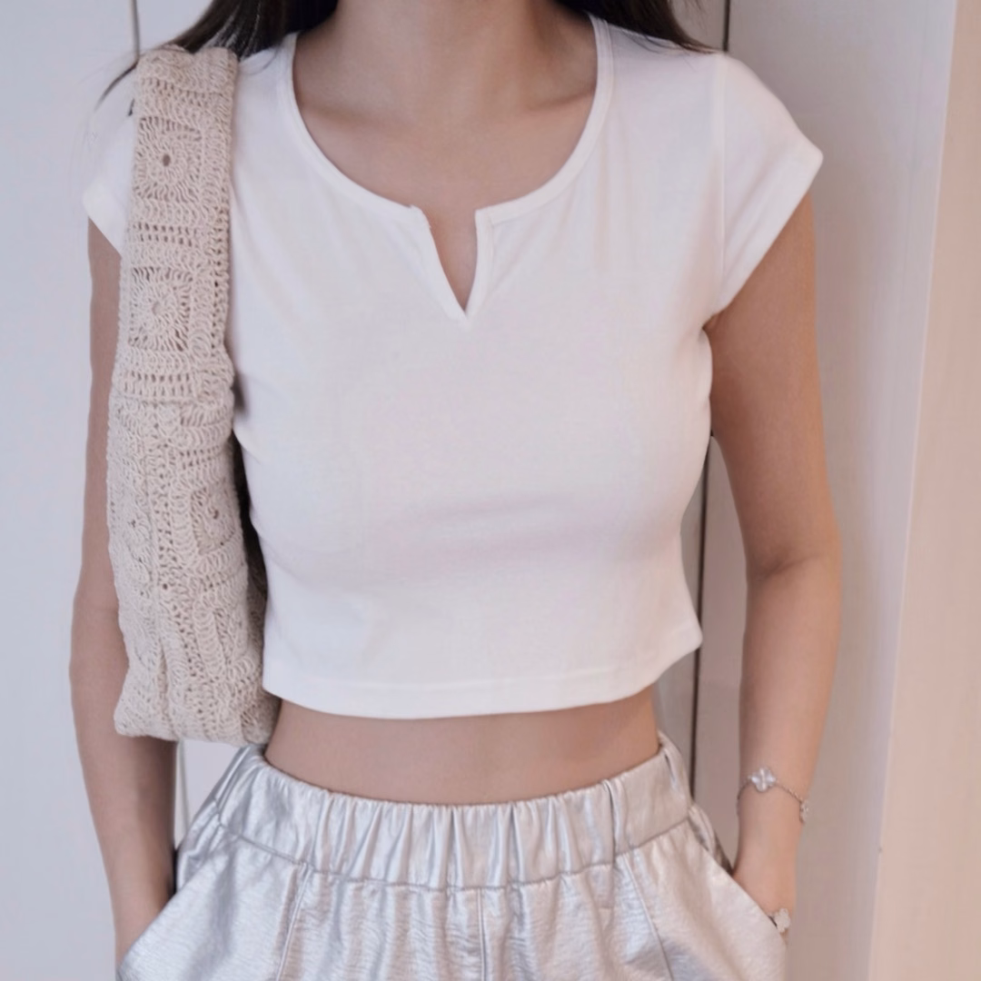 Remi Cotton Crop Top — ảnh 5