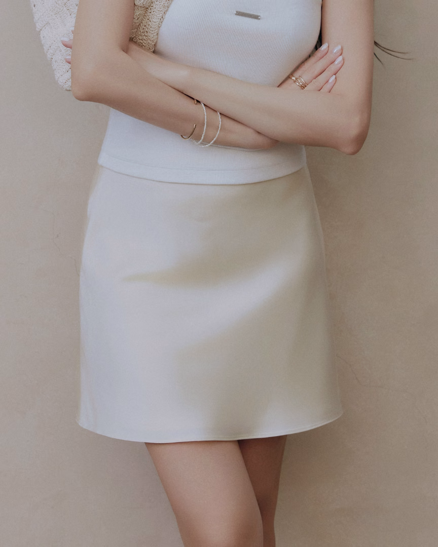 Ease Silk Skirt — ảnh 2