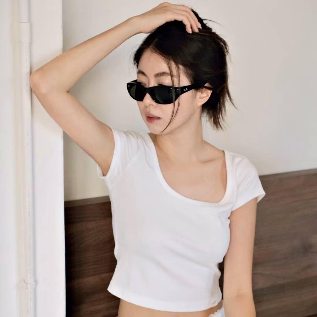 Basic Cotton Crop Top — ảnh 15