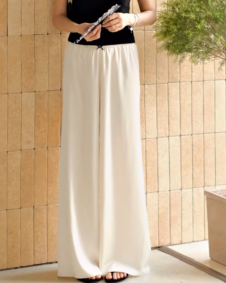 Lace Silk Trouser