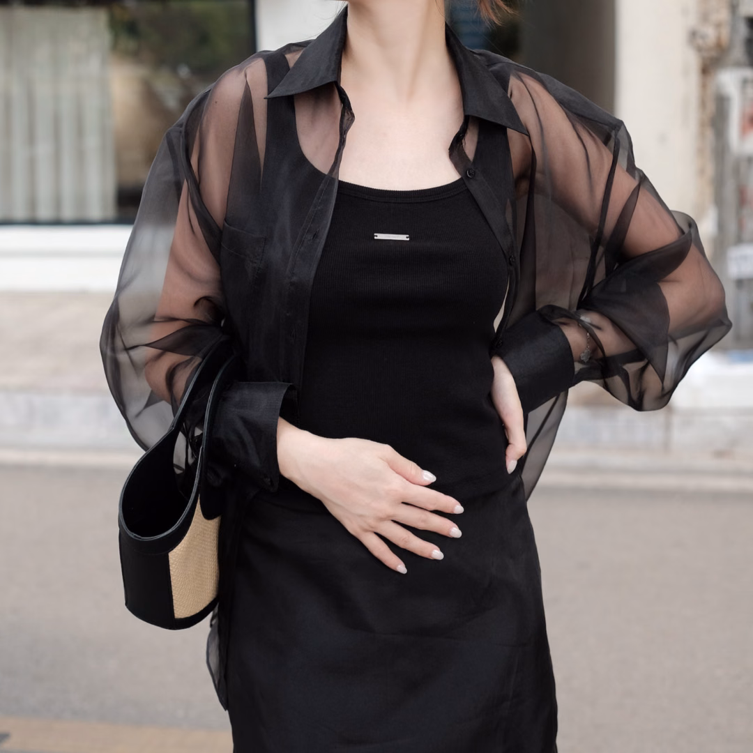 Sophia Organza Oversize Shirt — ảnh 2