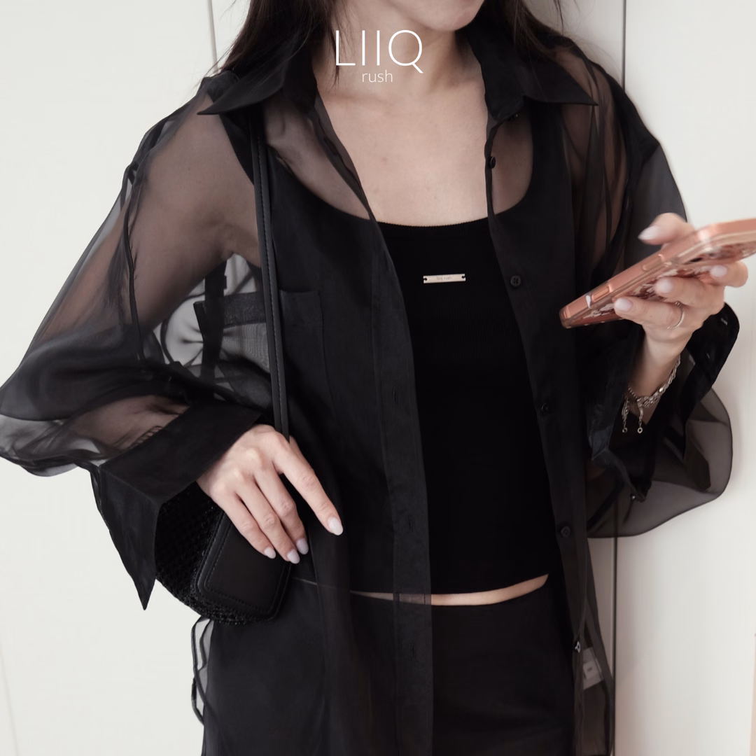 Sophia Organza Oversize Shirt — ảnh 5