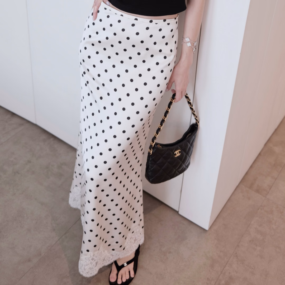 Dara Silk Long Skirt — ảnh 3