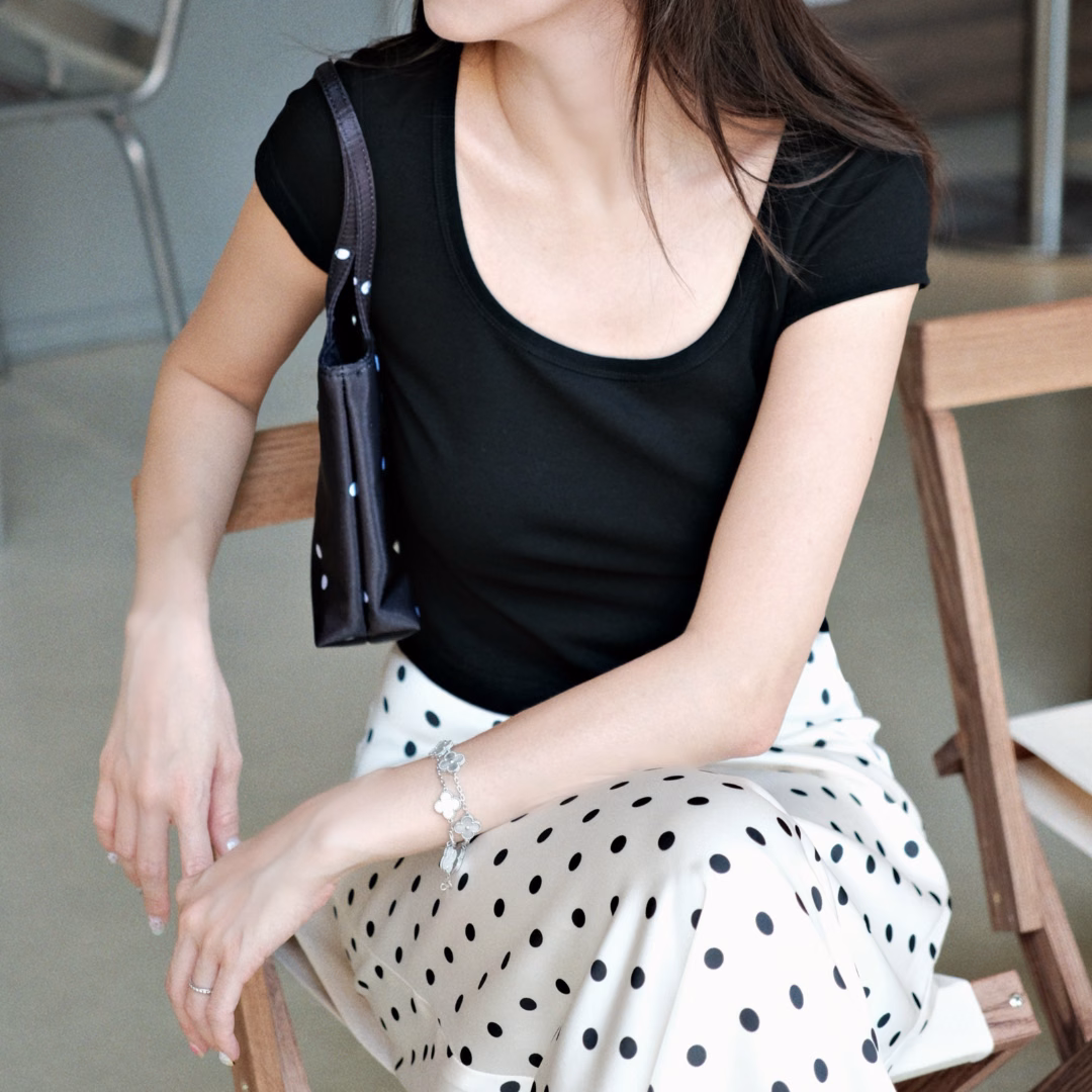 Basic Cotton Crop Top — ảnh 6