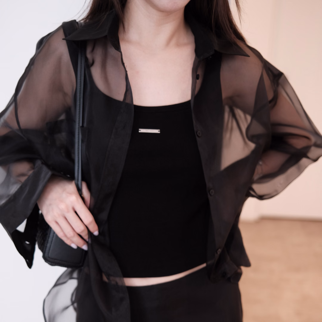 Sophia Organza Oversize Shirt — ảnh 3