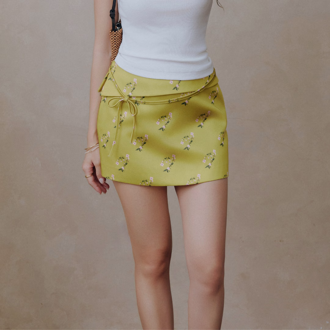 Blossom Taffeta Skirt — ảnh 4