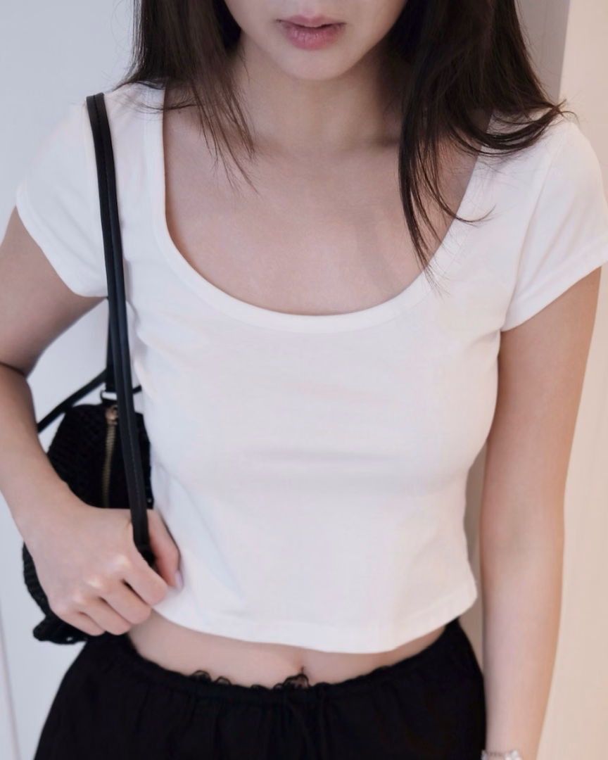 Basic Cotton Crop Top